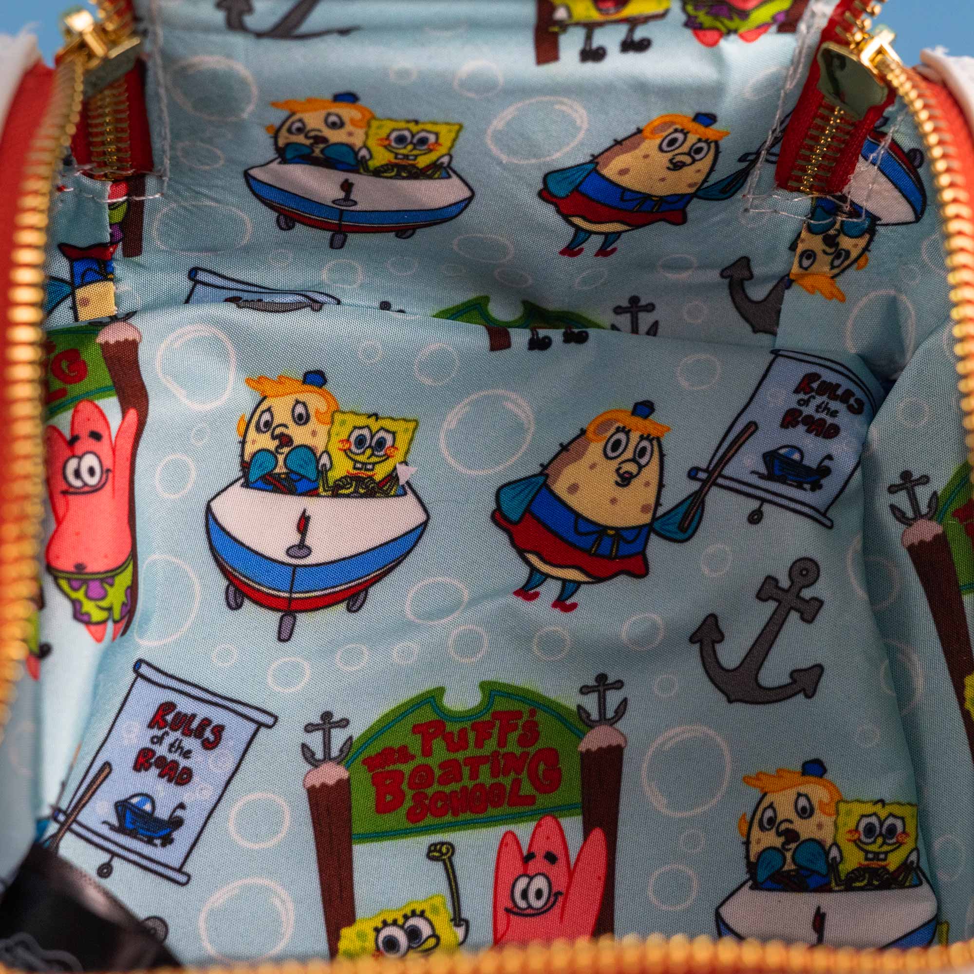 Loungefly x Nickelodeon SpongeBob Squarepants Mrs. Puff’s Boating School Figural Crossbody - GeekCore