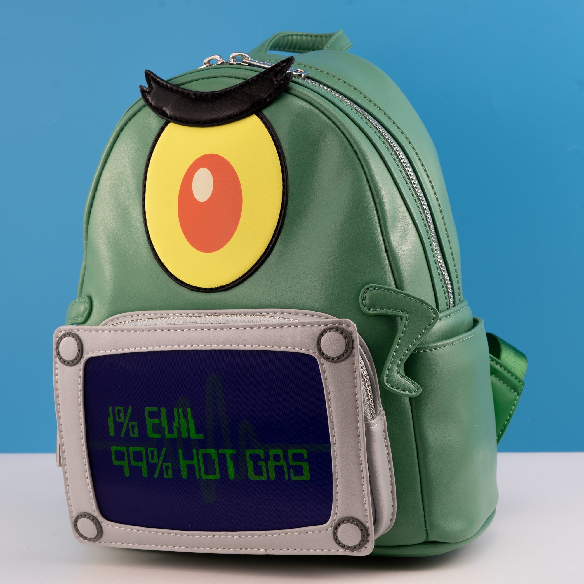 Loungefly x Nickelodeon SpongeBob Squarepants Plankton Cosplay Mini Backpack - GeekCore