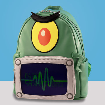 Loungefly x Nickelodeon SpongeBob Squarepants Plankton Cosplay Mini Backpack - GeekCore
