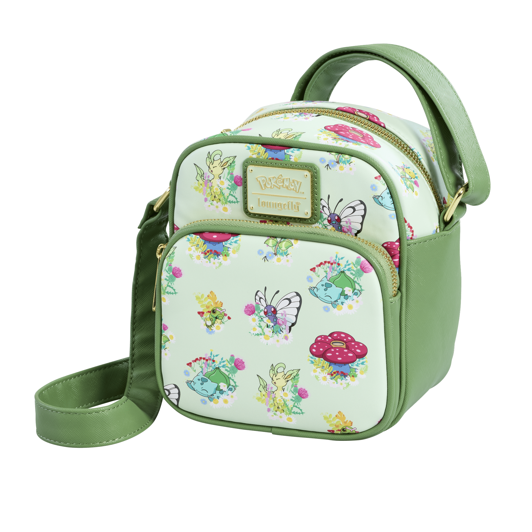 Loungefly x Pokemon Grass Type Crossbody Bag - GeekCore