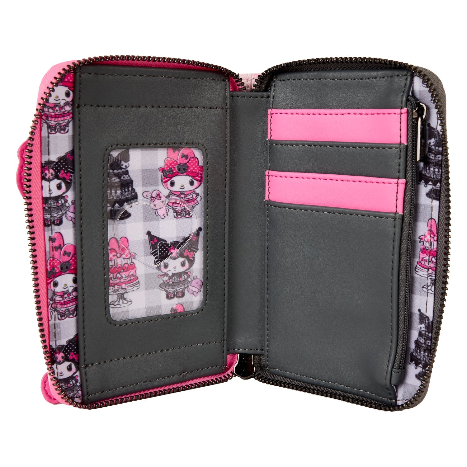 Loungefly x Sanrio My Melody and Kuromi Zip Around Wallet - GeekCore