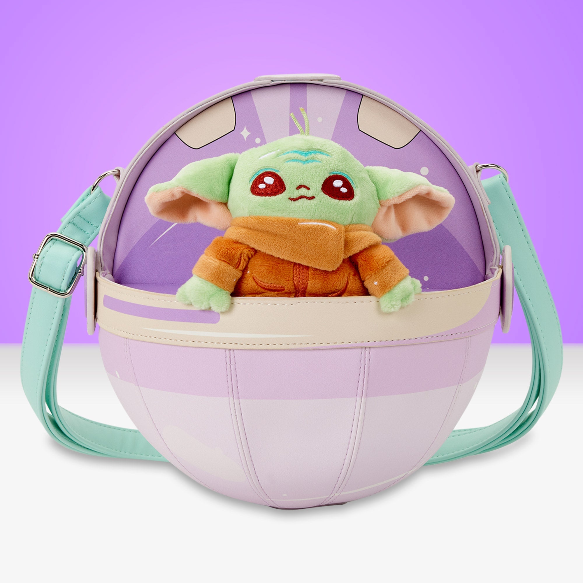 Loungefly x Star Wars Grogu Plush Pod Crossbody Bag - GeekCore