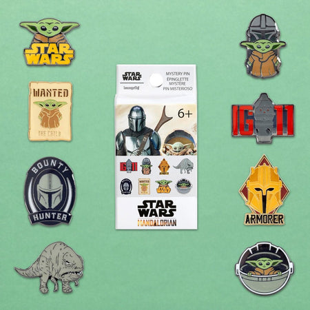 Loungefly x Star Wars The Mandalorian Blind Box Mystery Pin - GeekCore