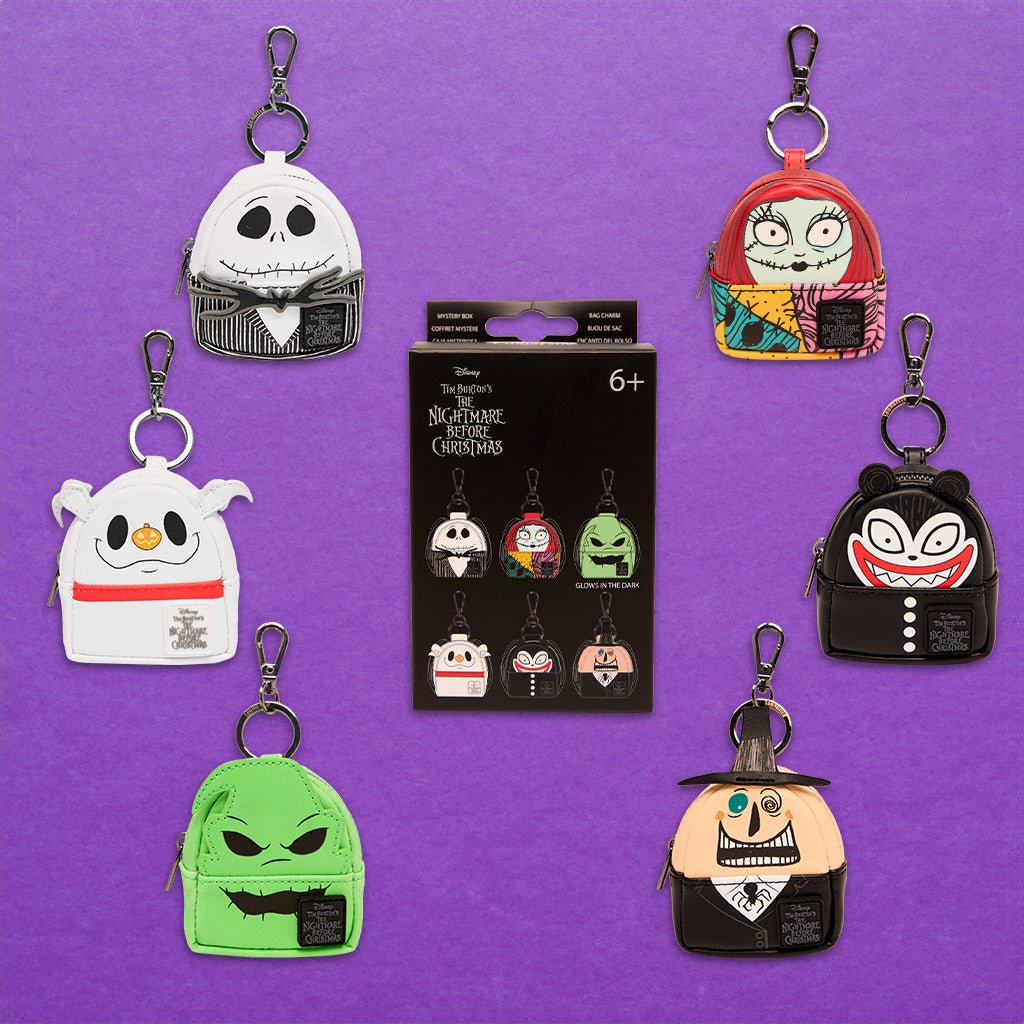 Loungefly x The Nightmare Before Christmas Mini Backpack Mystery Box Bag Charm - GeekCore