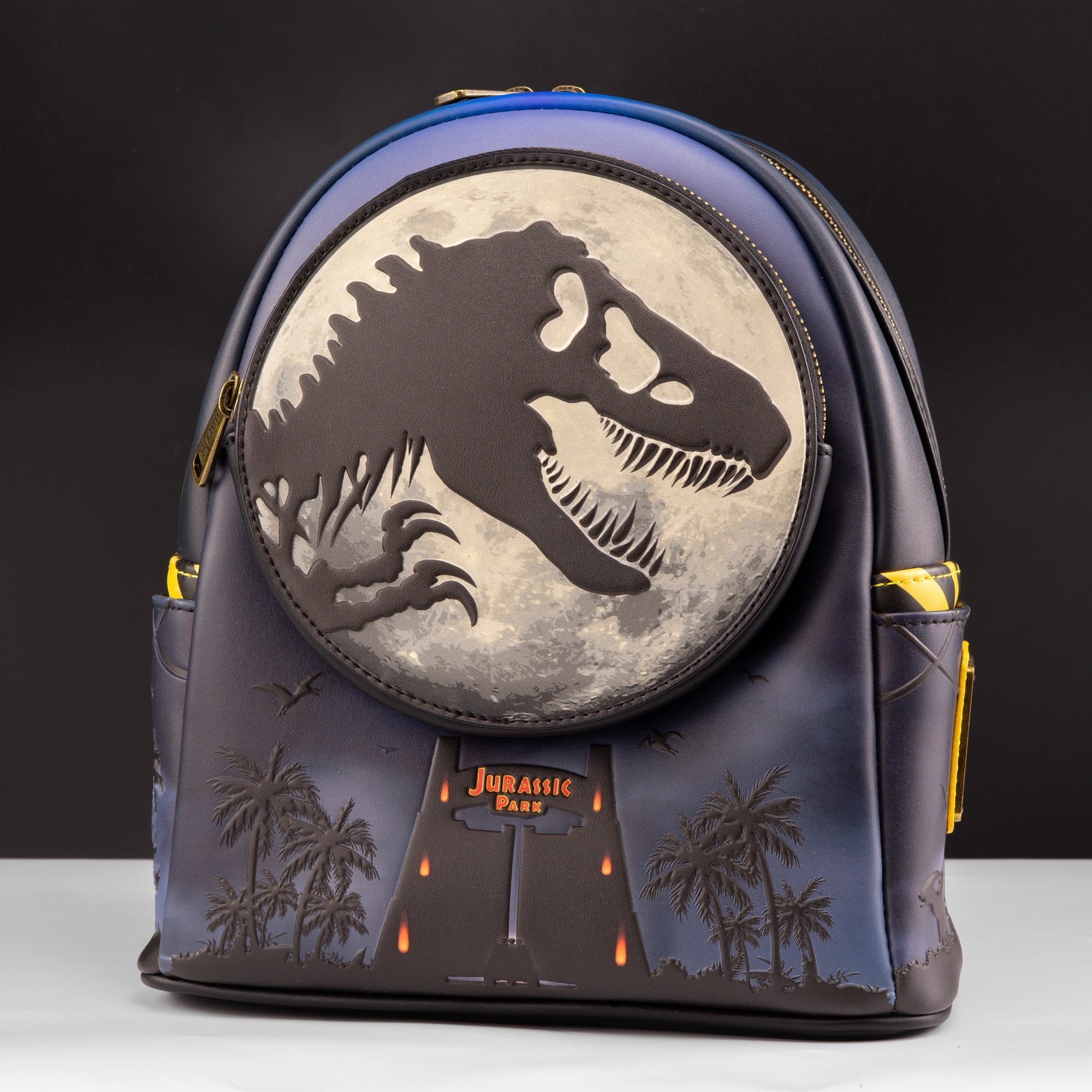 jurassic park 30th anniversary dino moon glow mini backpack Roadkill13 Steven Spielbergs 1993 blockbuster film sees John Hammond Loungefly Jurassic Park 30th Anniversary