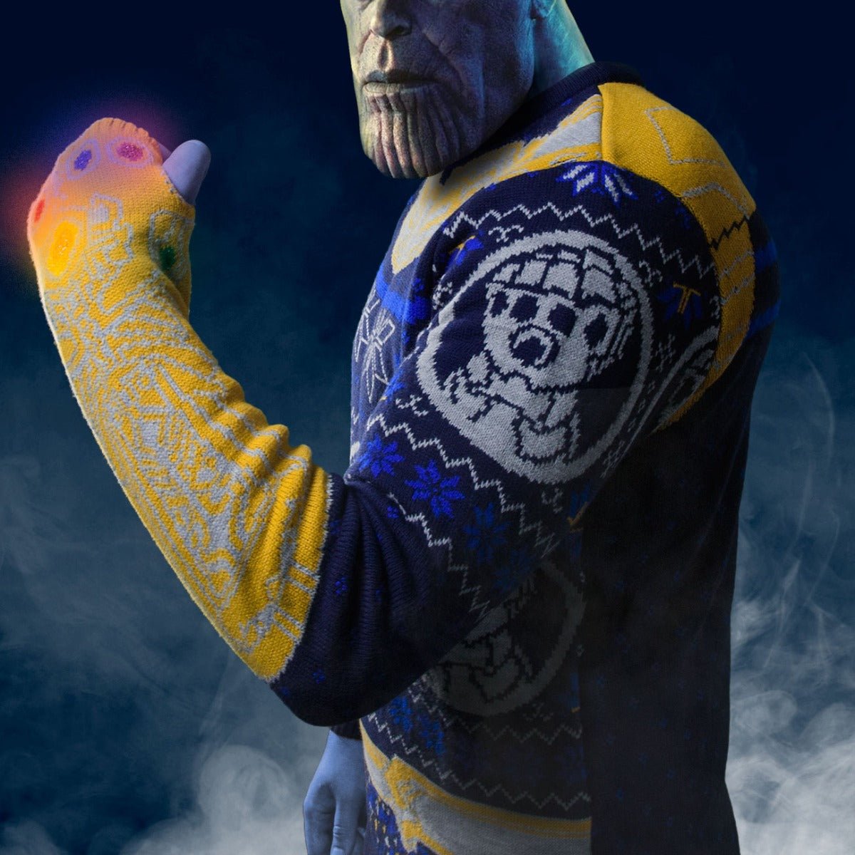 Marvel Avengers Thanos Knitted Christmas Jumper / Sweater - GeekCore