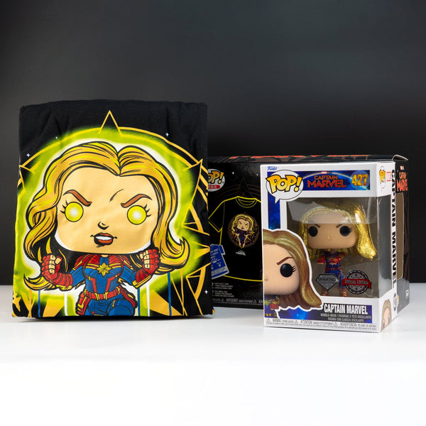 Vinyl Figure Walmart Exclusive Captain Marvel Funko Pop Marvel