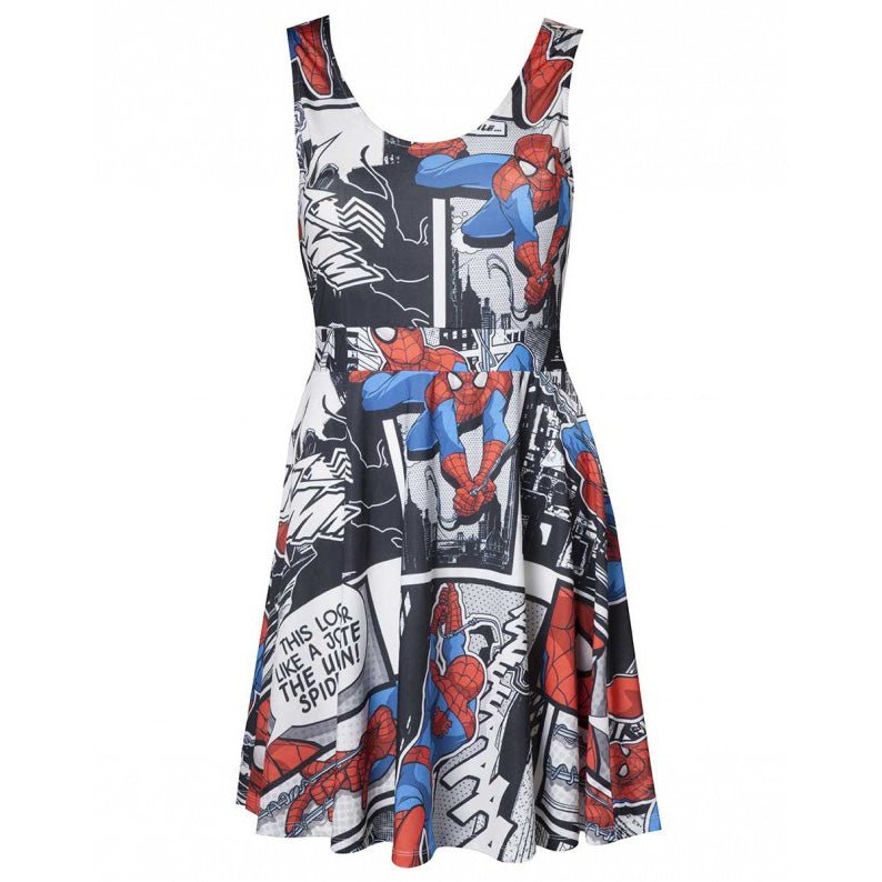 spider man skater dress Marvel Spider-Man Skater Dress – GeekCore