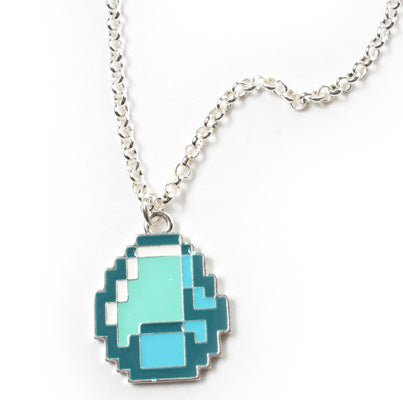 Official Minecraft Diamond Pendant Necklace – GeekCore