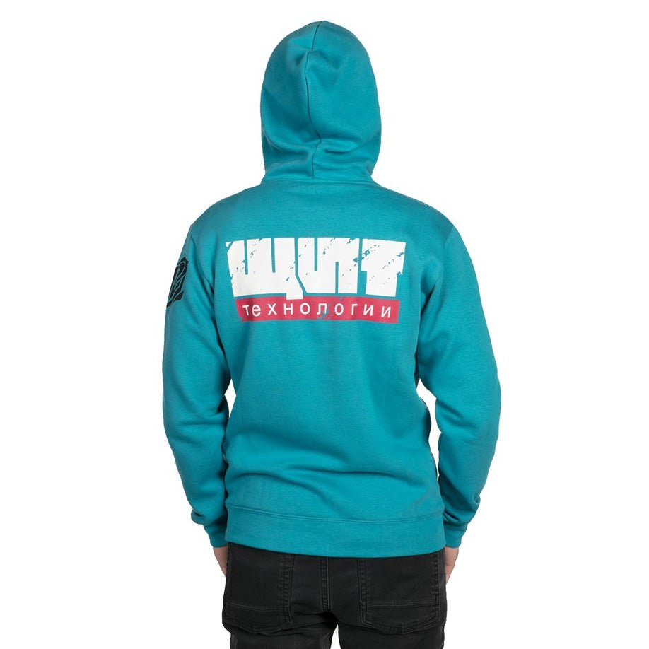 Overwatch Zarya Zip - Up Hoodie - GeekCore