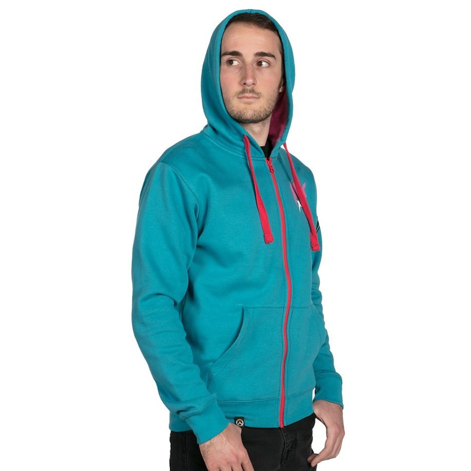 Overwatch Zarya Zip - Up Hoodie - GeekCore