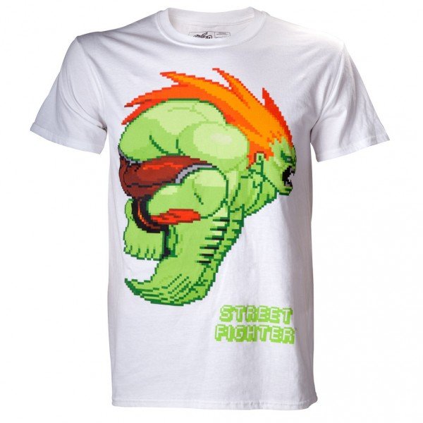 Street Fighter World Warrior Mens T-Shirt - Official Licensed Gaming Tee (White, X-Large) - View #3