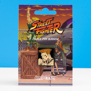 Street Fighter Single Character Enamel Pin - Guile - GeekCore