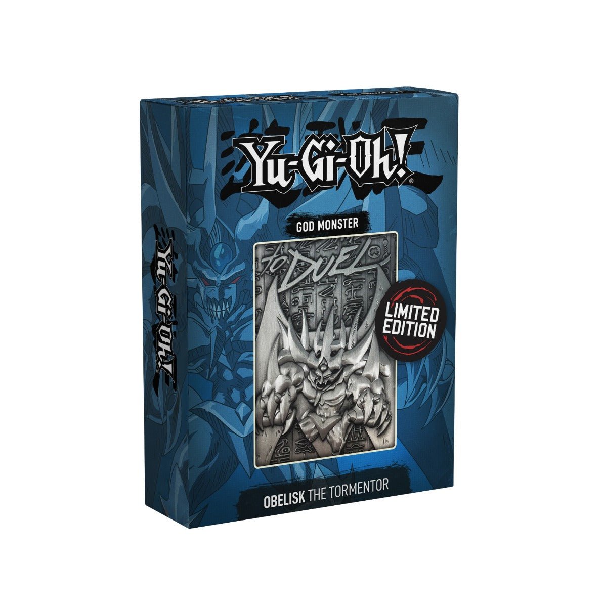 Yu-Gi-Oh! Limited Edition God Monster Metal Card - Obelisk the Torment GeekCore Yu-Gi-Oh! Limited Edition God Monster Metal Card - Obelisk the Torment GeekCore