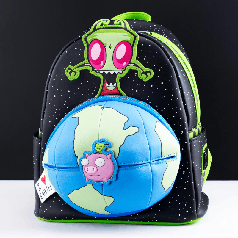 invader zim gir mini backpack Loungefly x Nickelodeon Invader Zim Glow Mini Backpack – GeekCore