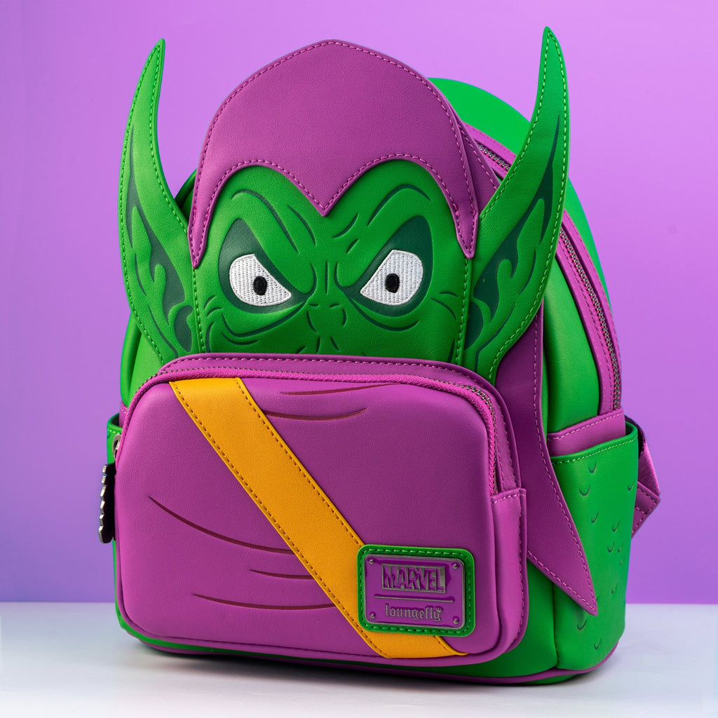 Loungefly x Marvel Green Goblin Cosplay MIni Backpack