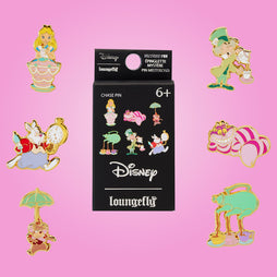 Loungefly x Disney Alice in Wonderland Unbirthday Mystery Box Pins