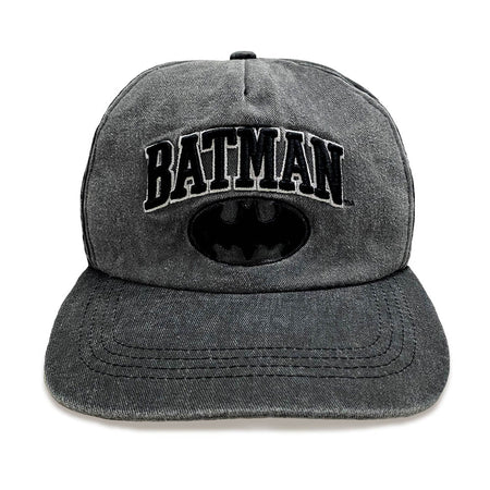 DC Comics Batman Collegiate Text Unisex Adults Baseball Cap