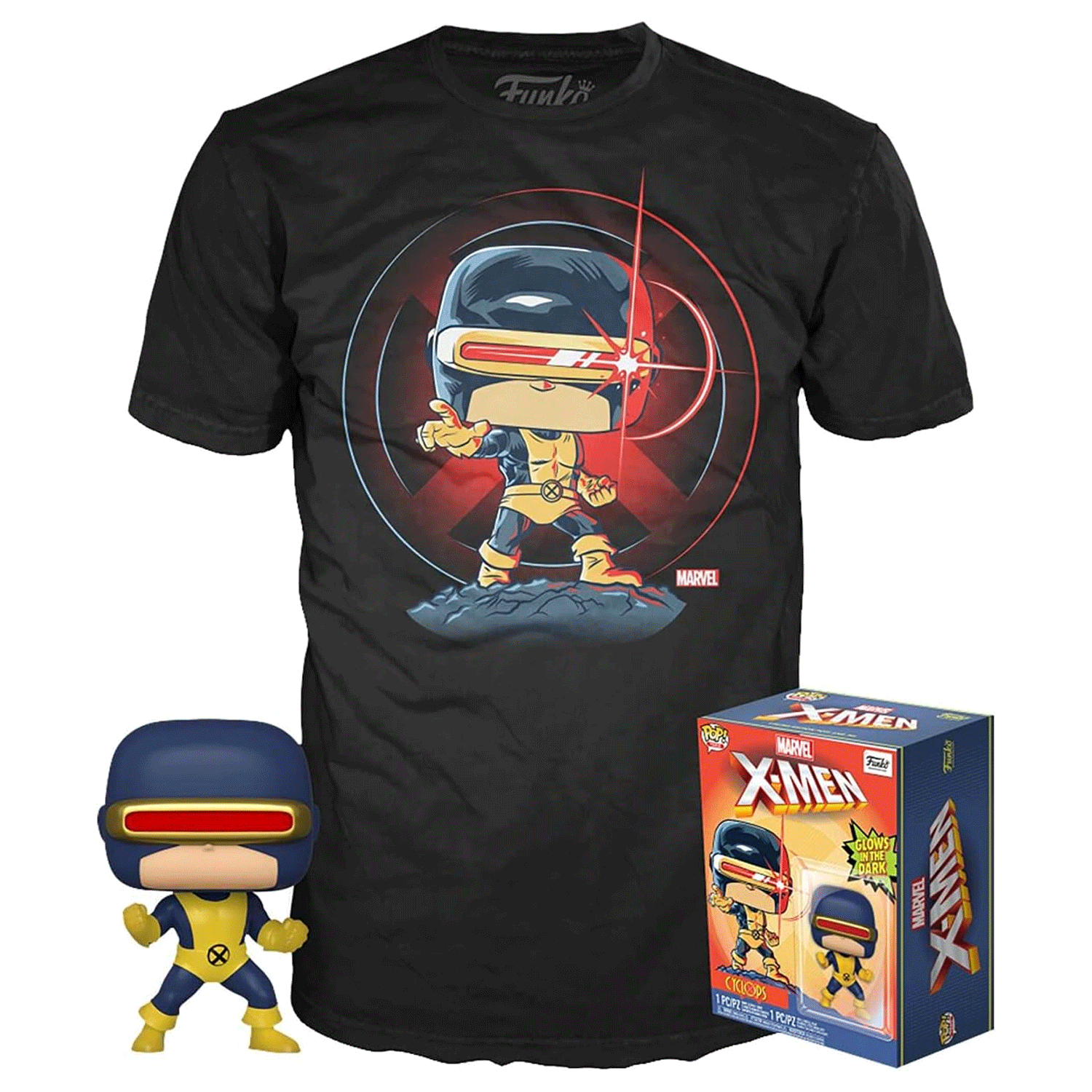 Marvel 80th X-Men Cyclops First Appearance Pop! Vinyl and Tee Set