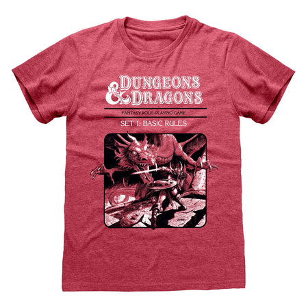 Dungeons And Dragons - Vintage Heather Red T-Shirt