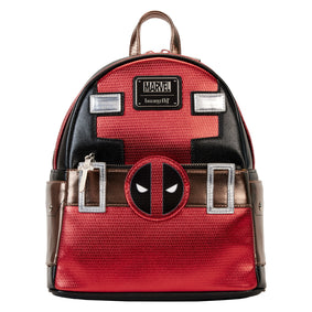 Loungefly x Marvel Deadpool Metallic Collection Cosplay Mini Backpack