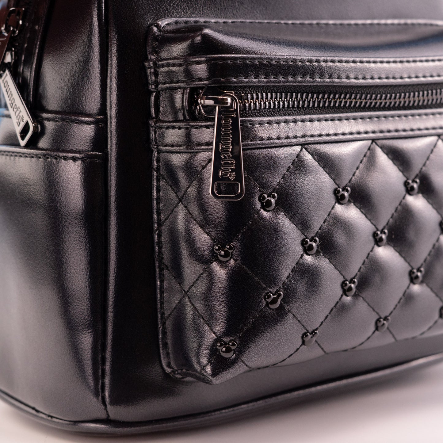 [OUTLET] Loungefly x Disney Minnie Mouse Midnight Black Quilted Mini Backpack