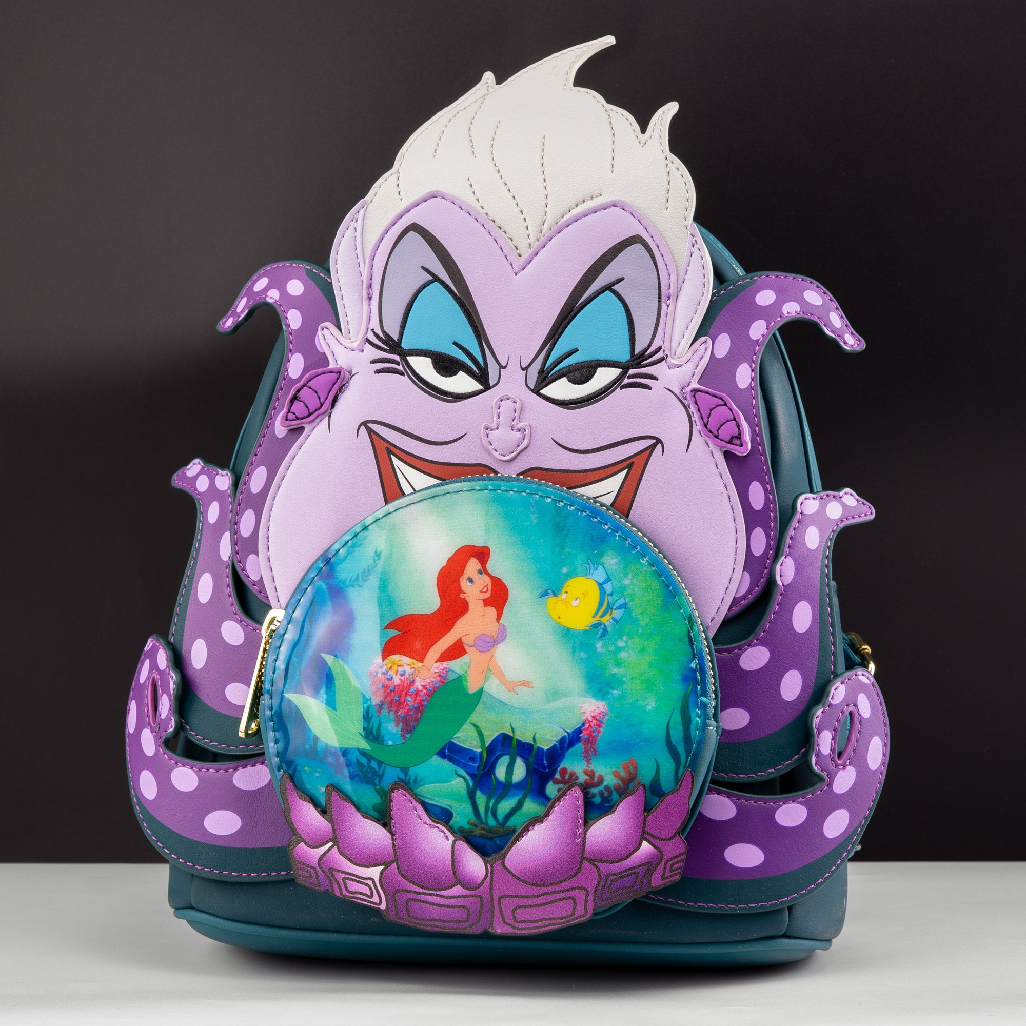 Loungefly x Disney Villains Ursula Crystal Ball Mini Backpack