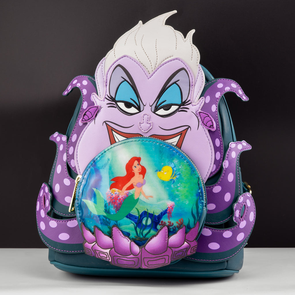 Loungefly x Disney Villains Ursula Crystal Ball Mini Backpack