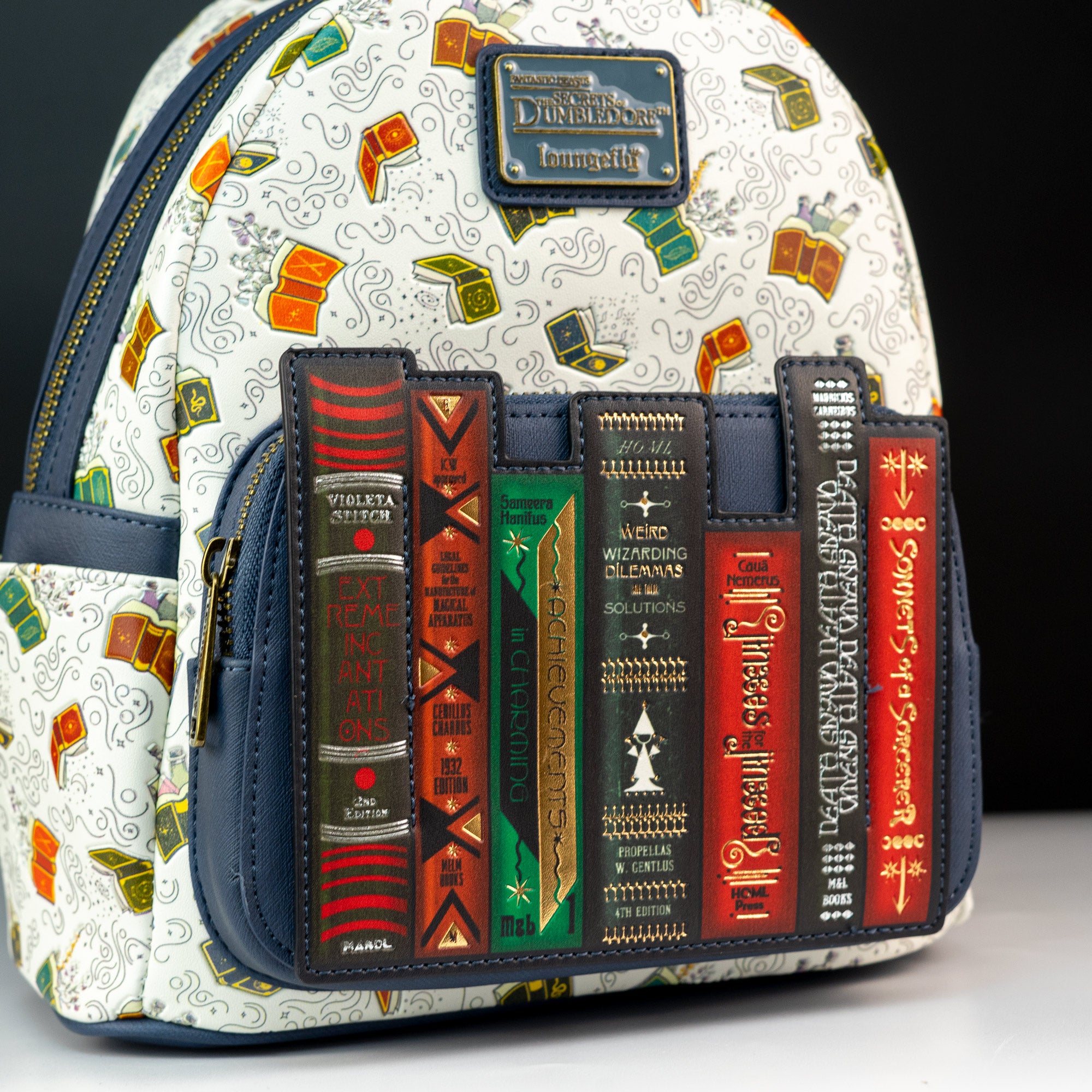 Loungefly x Fantastic Beasts Magical Books Mini Backpack