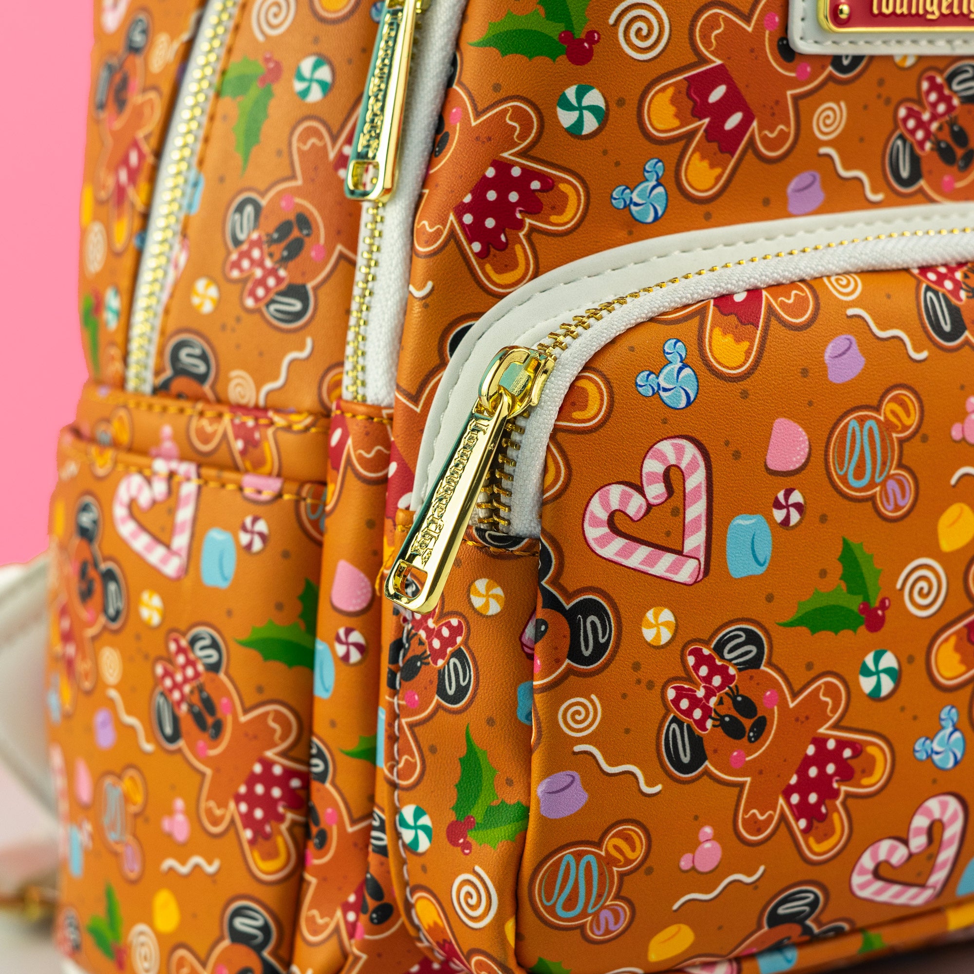 Loungefly x Disney Gingerbread All Over Print Mini Backpack and Headband Set