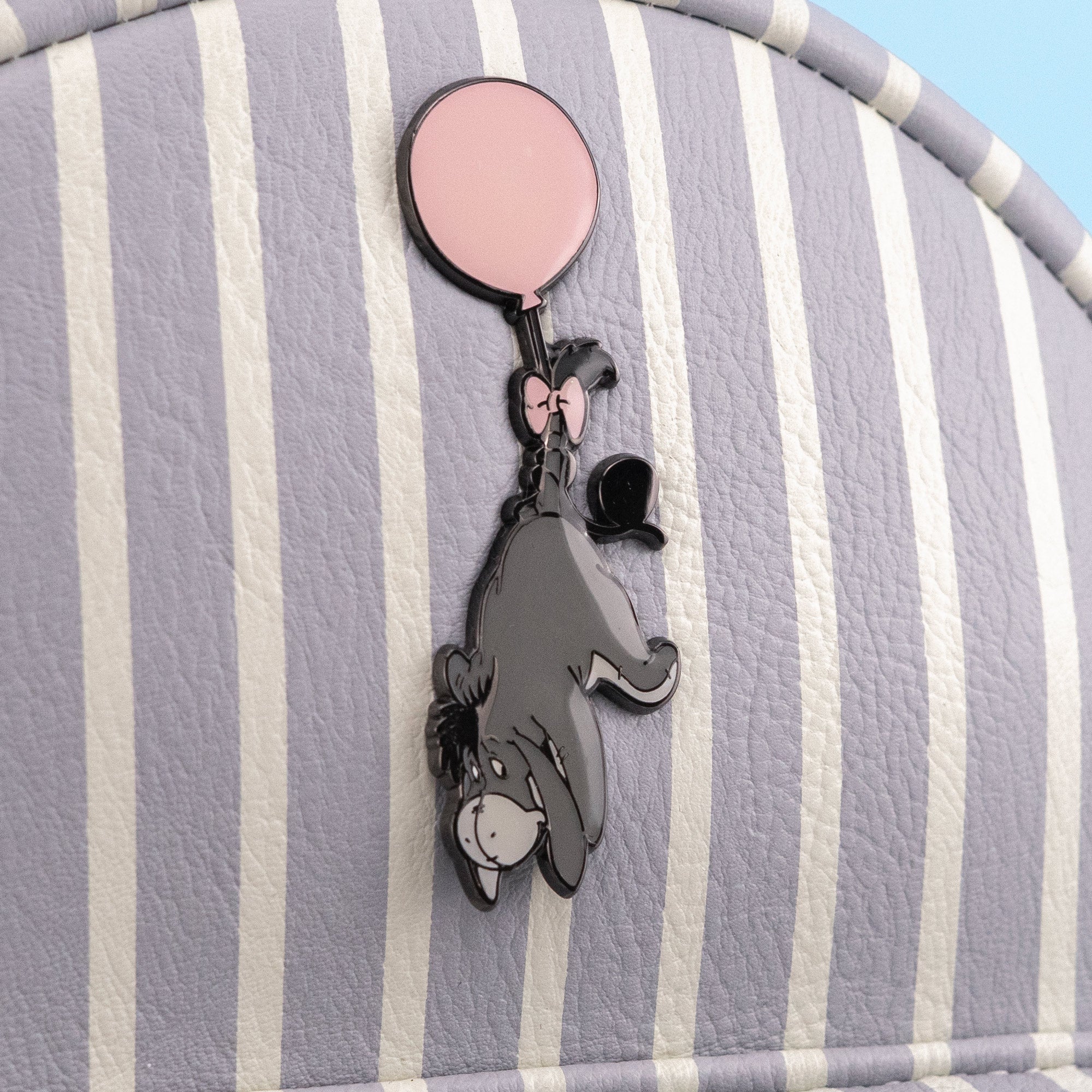 Loungefly x Disney Winnie the Pooh Eeyore Striped Balloon Mini Backpac ...