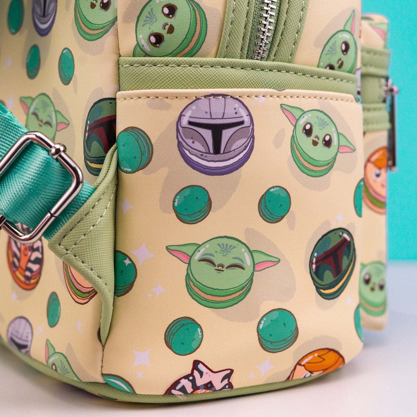 Loungefly x Star Wars Character Macarons Print Mini Backpack