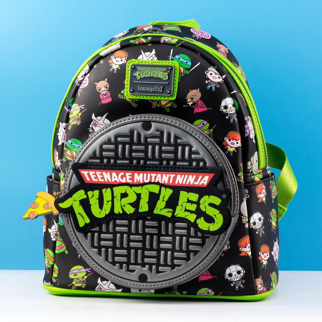 Loungefly x Teenage Mutant Ninja Turtles Sewer Cap Mini Backpack