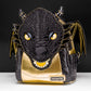Loungefly Originals Black and Gold Dragon Mini Backpack
