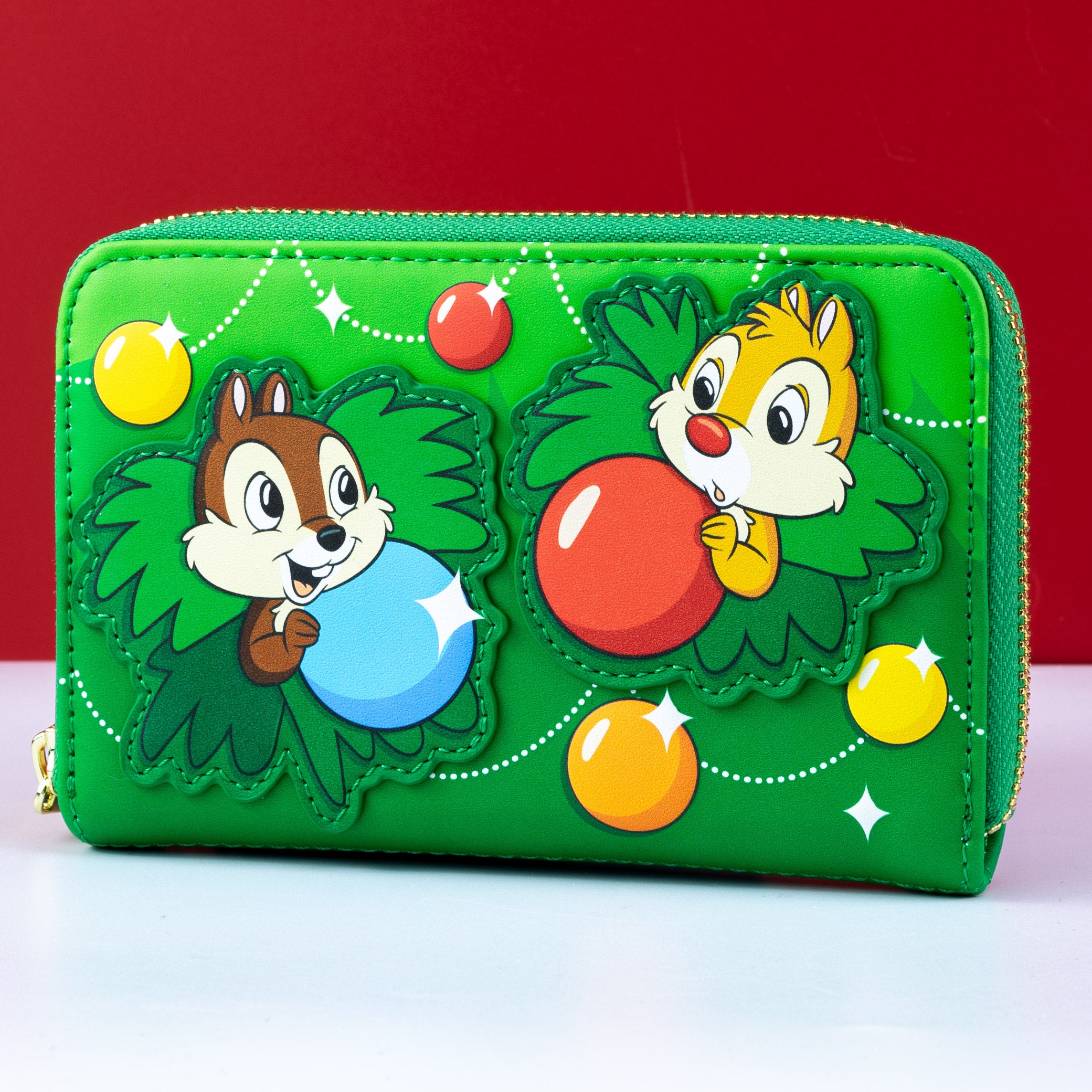 Loungefly x Disney Chip and Dale Christmas Ornament Wallet