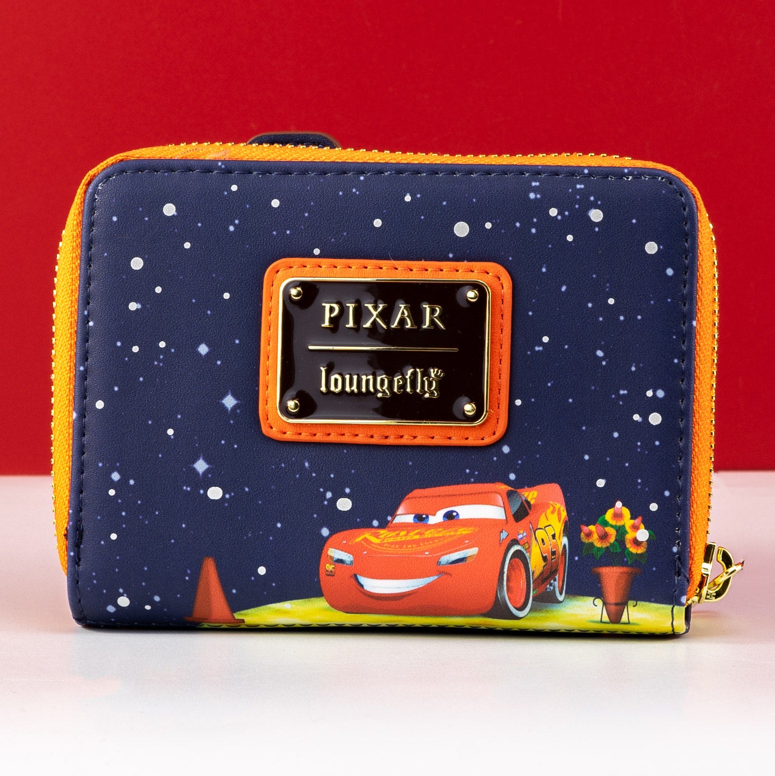 Loungefly x Disney Pixar Moments Cars Cozy Cone Zip Around Wallet