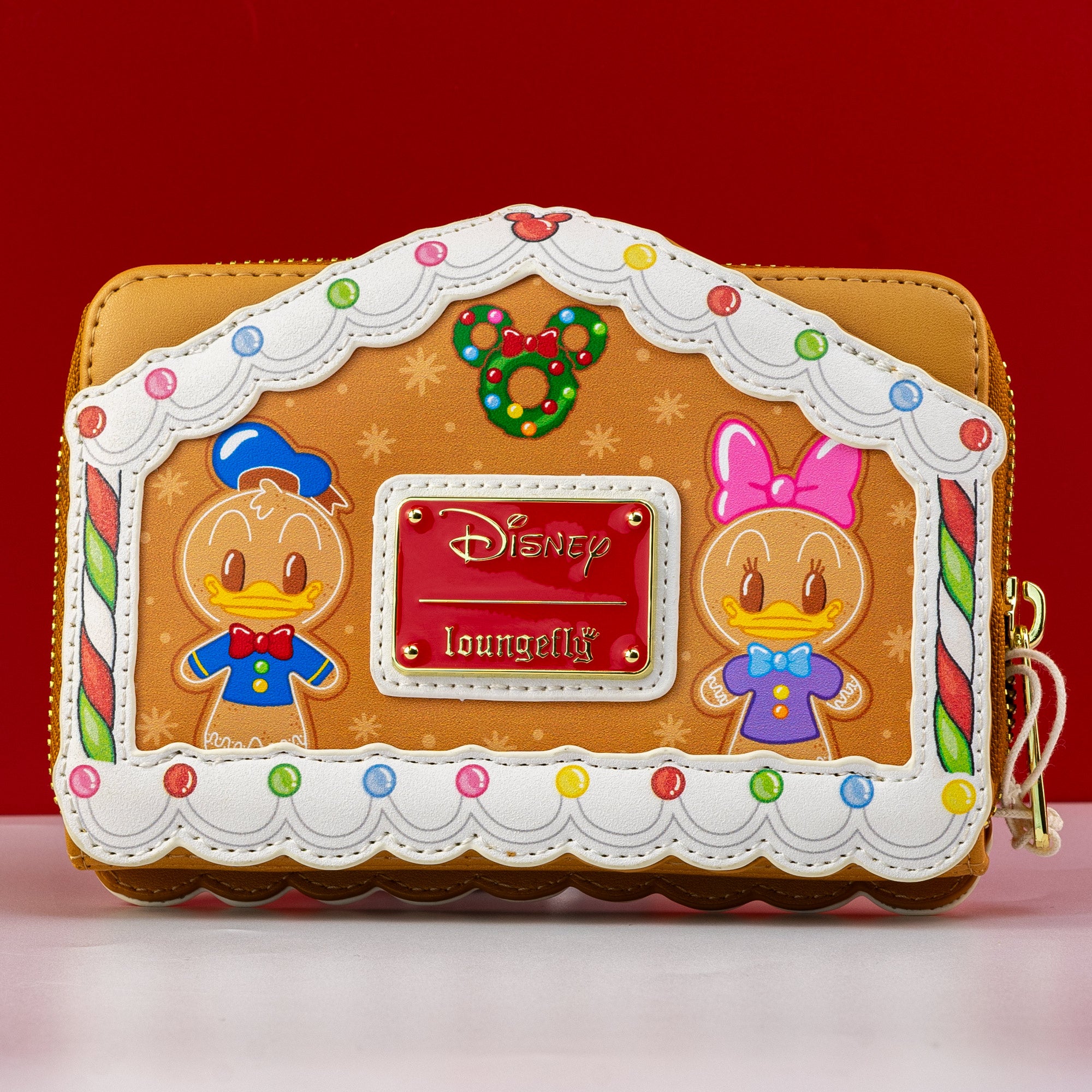 Loungefly x Disney Mickey and Friends Gingerbread House Wallet