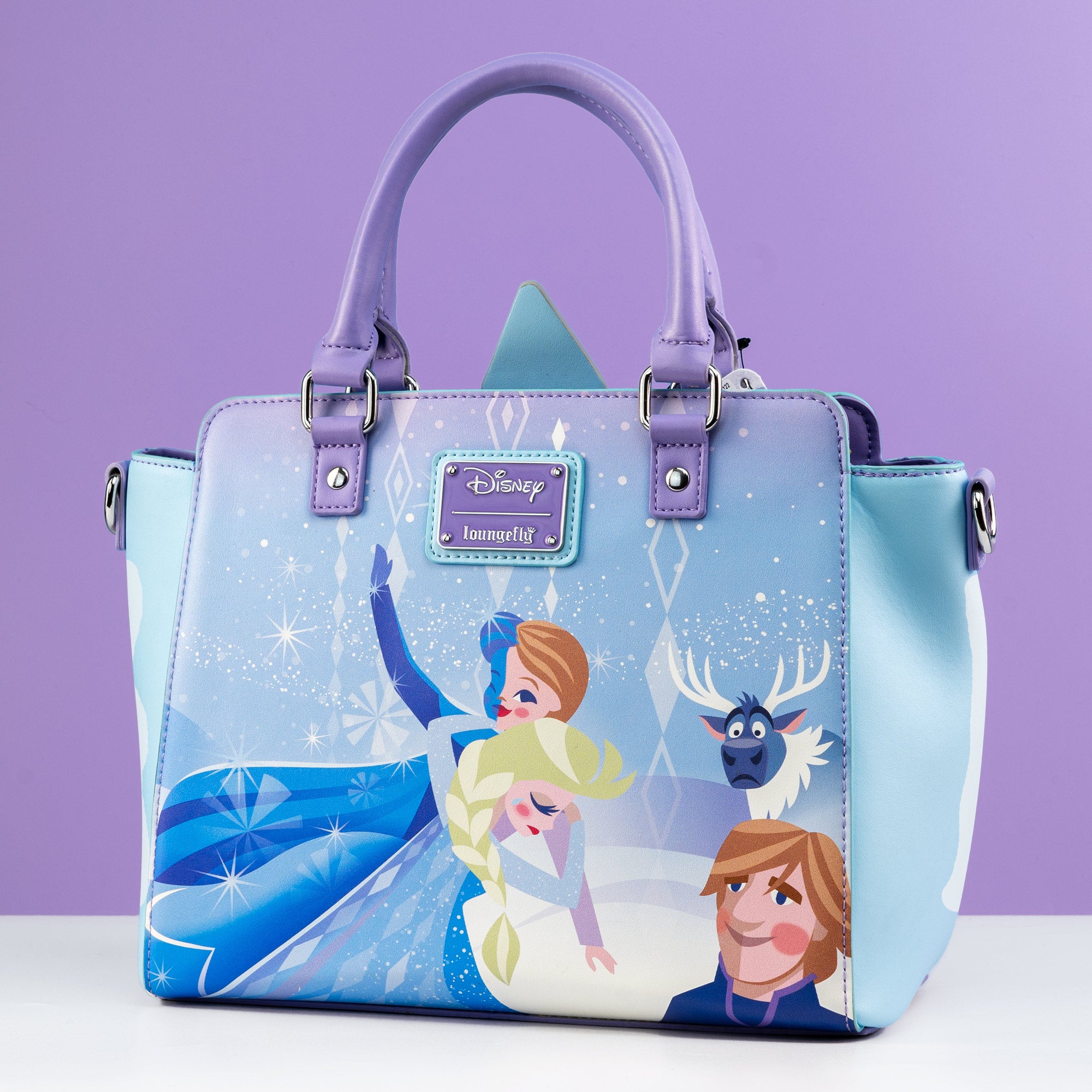 Loungefly x Disney Frozen Elsa Castle Crossbody Bag
