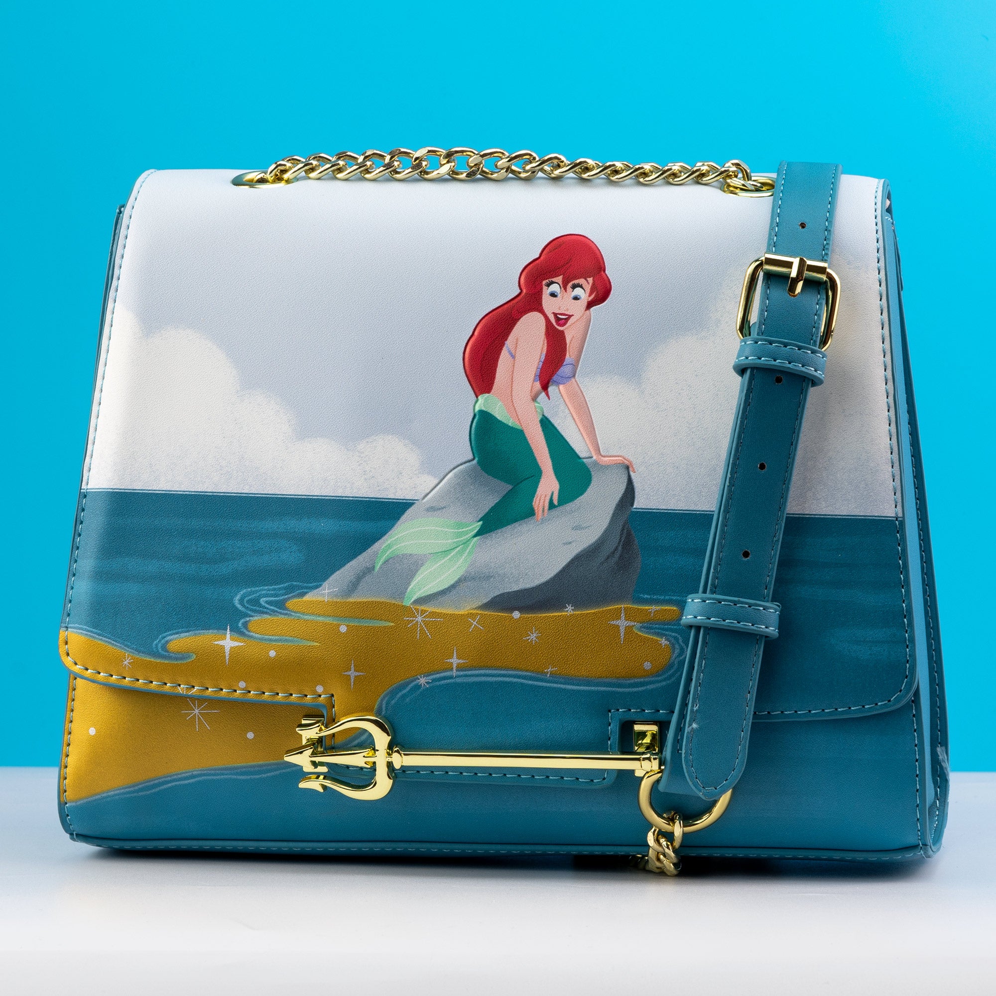 Loungefly x Disney The Little Mermaid Triton's Gift Crossbody Bag