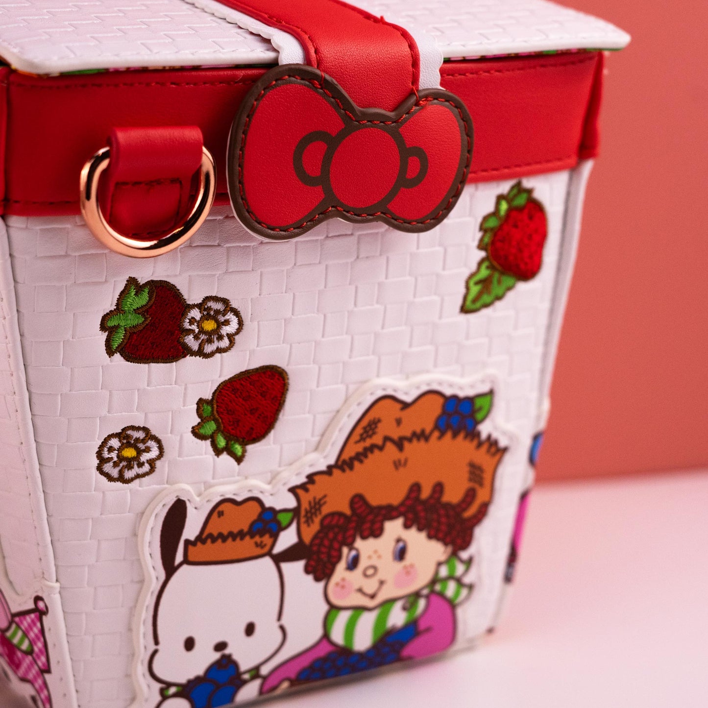 Loungefly x Sanrio x Strawberry Shortcake Figural Picnic Basket Crossbody Bag