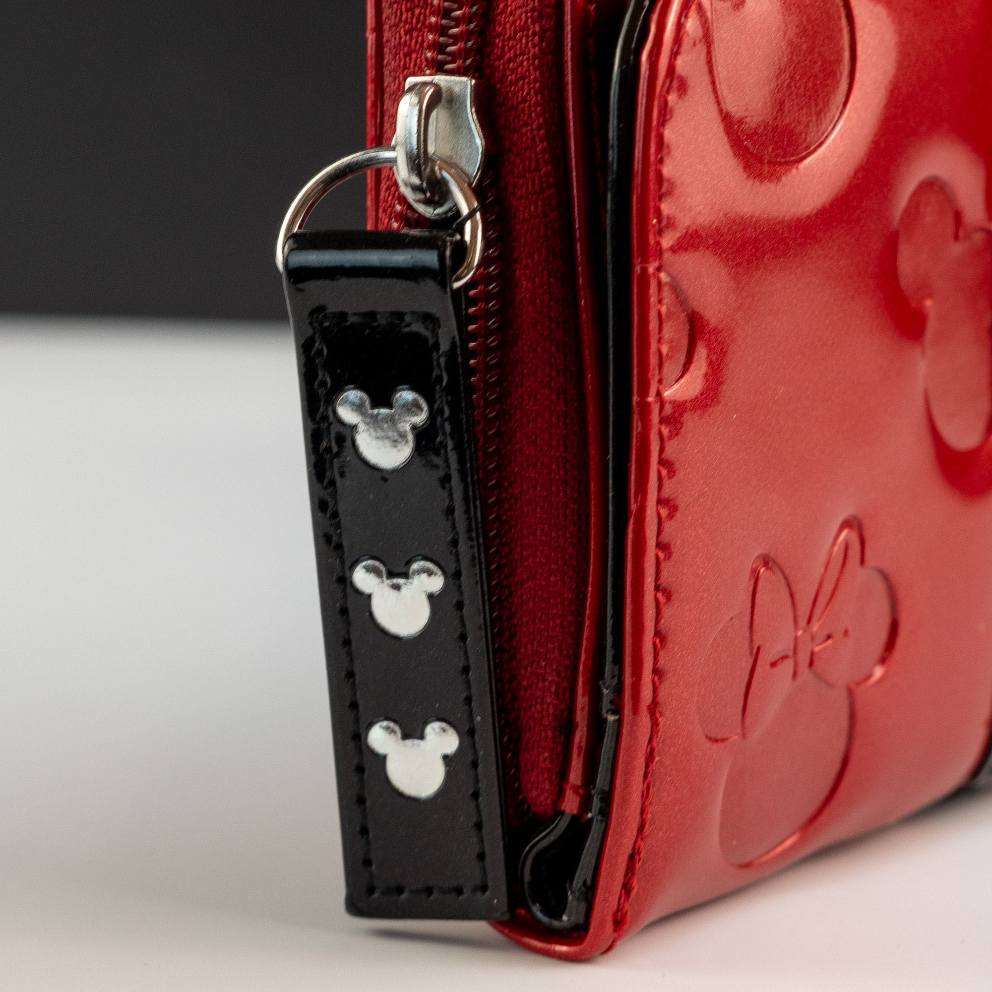 Loungefly x Disney Mickey and Minnie Mouse Red Silhouettes Wallet
