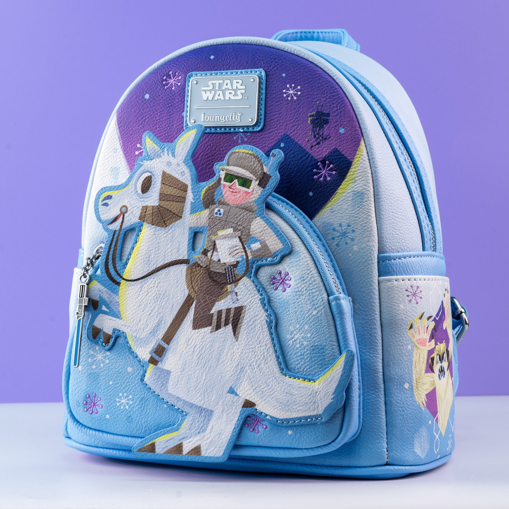 Loungefly x Star Wars Luke Skywalker riding a Tauntaun on Hoth Mini Backpack