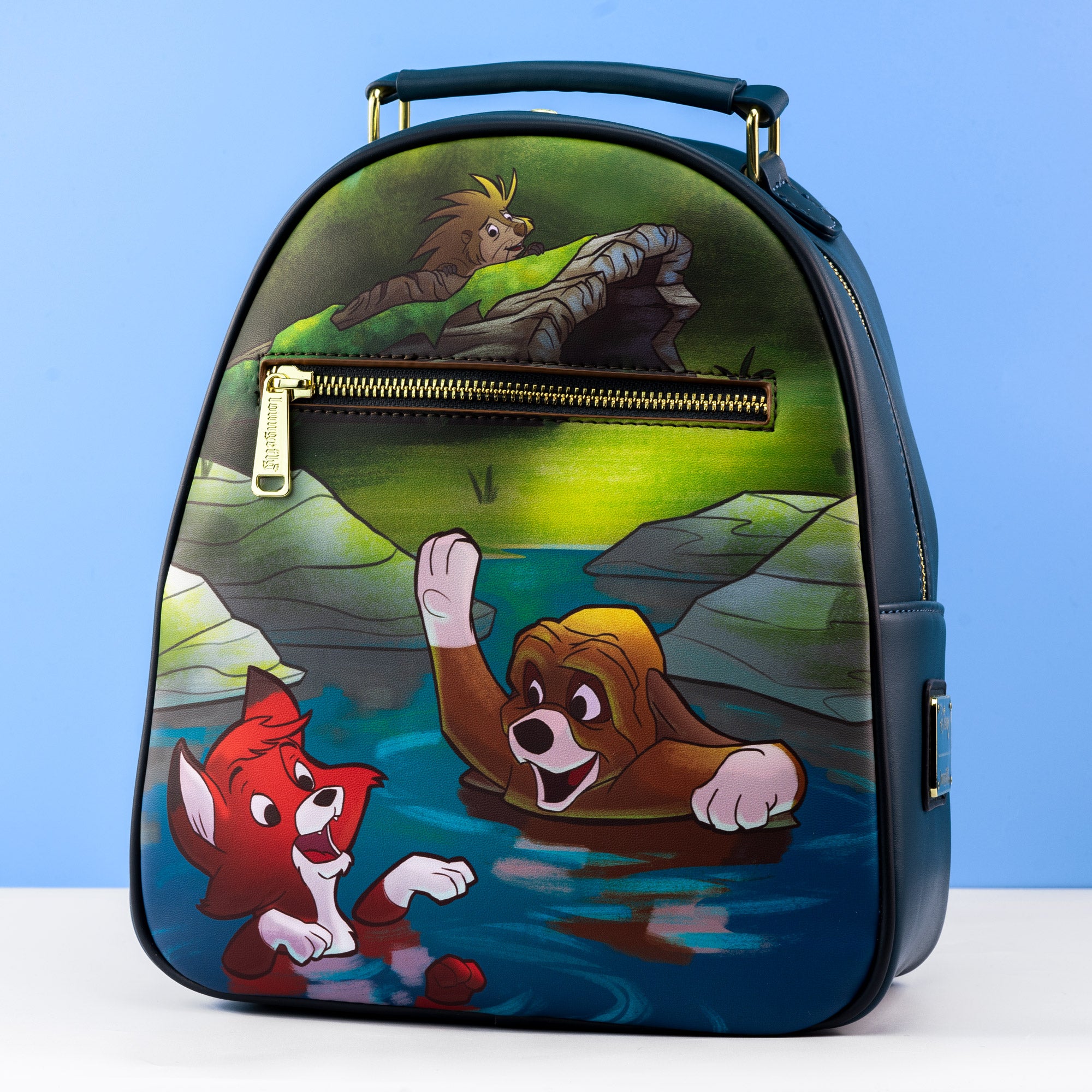 Loungefly x Disney Fox and the Hound Splash Mini Backpack