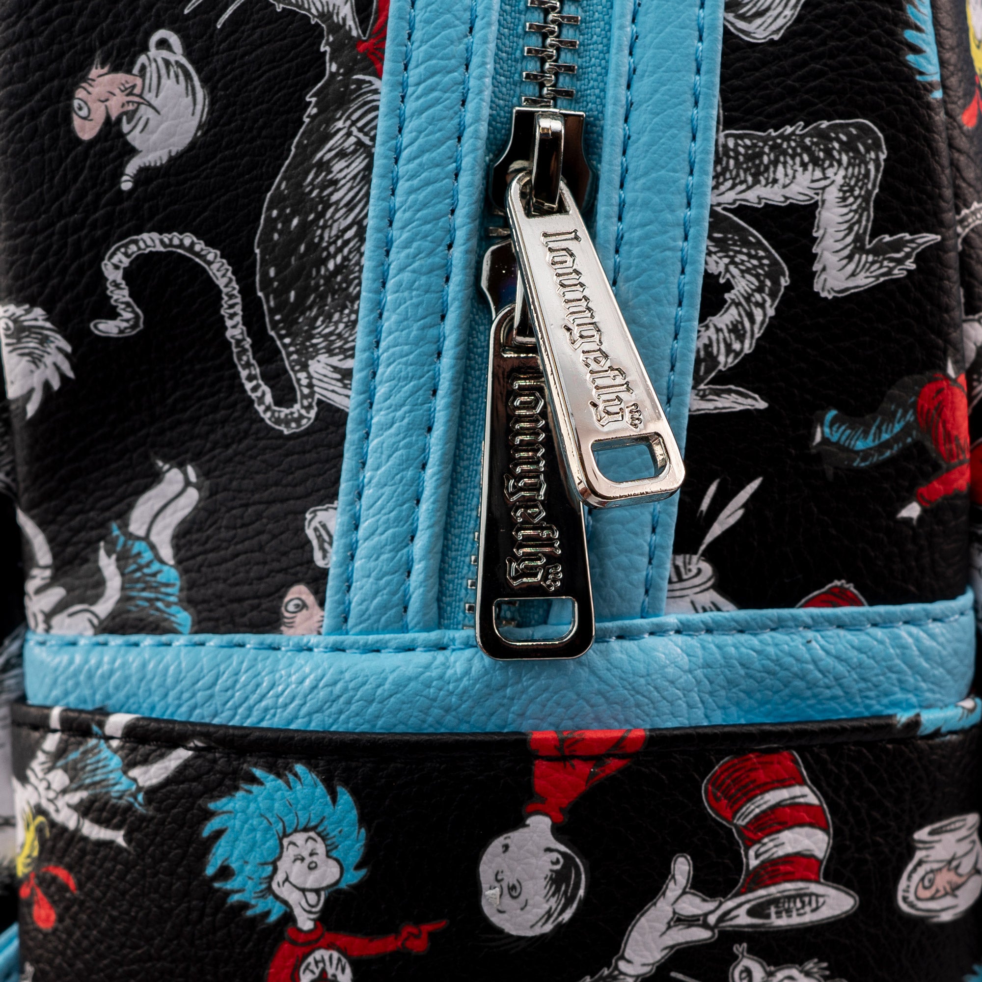 Loungefly x Dr. Seuss The Cat in the Hat AOP Mini Backpack