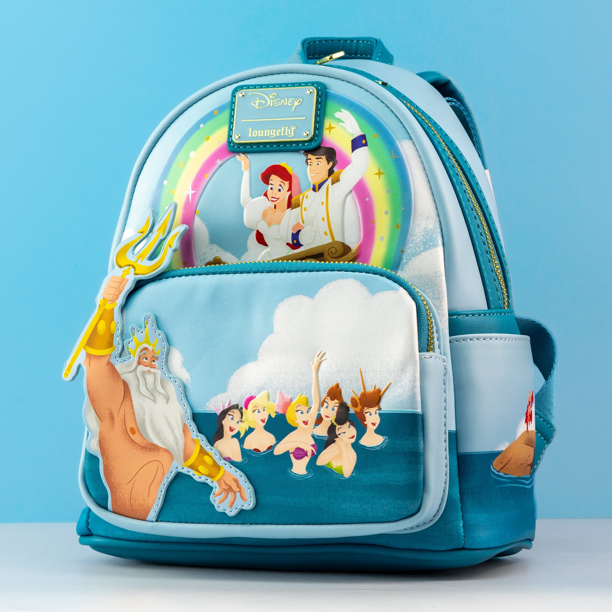 Loungefly x Disney The Little Mermaid Triton's Gift Mini Backpack