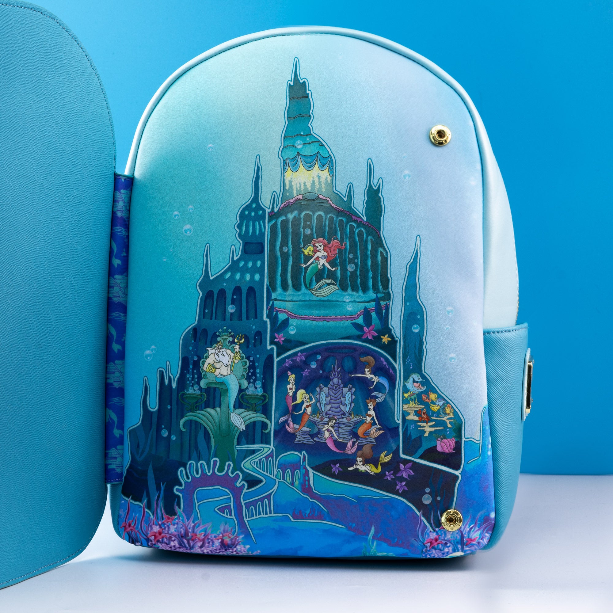Loungefly x Disney The Little Mermaid Castle Window Mini Backpack