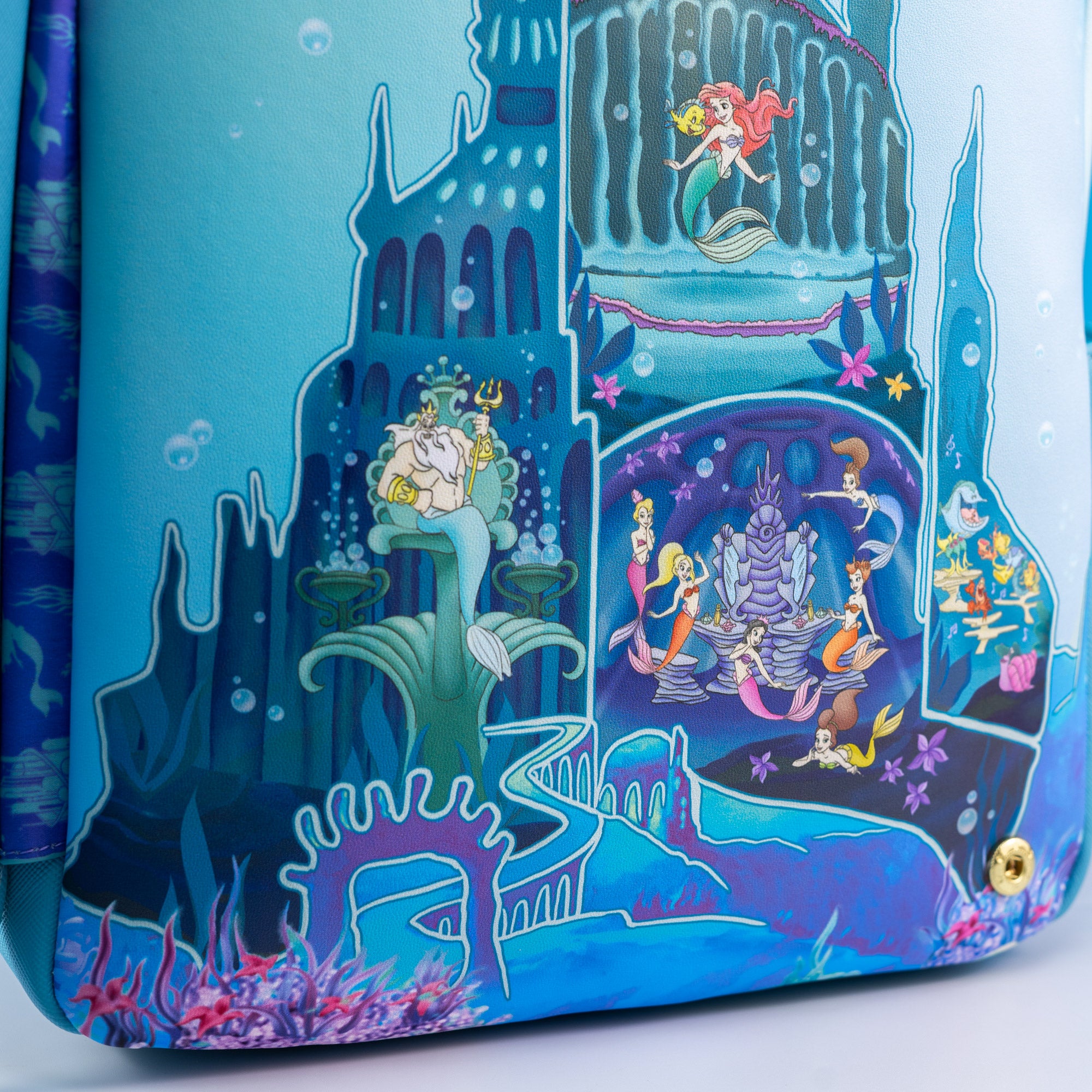 Loungefly x Disney The Little Mermaid Castle Window Mini Backpack