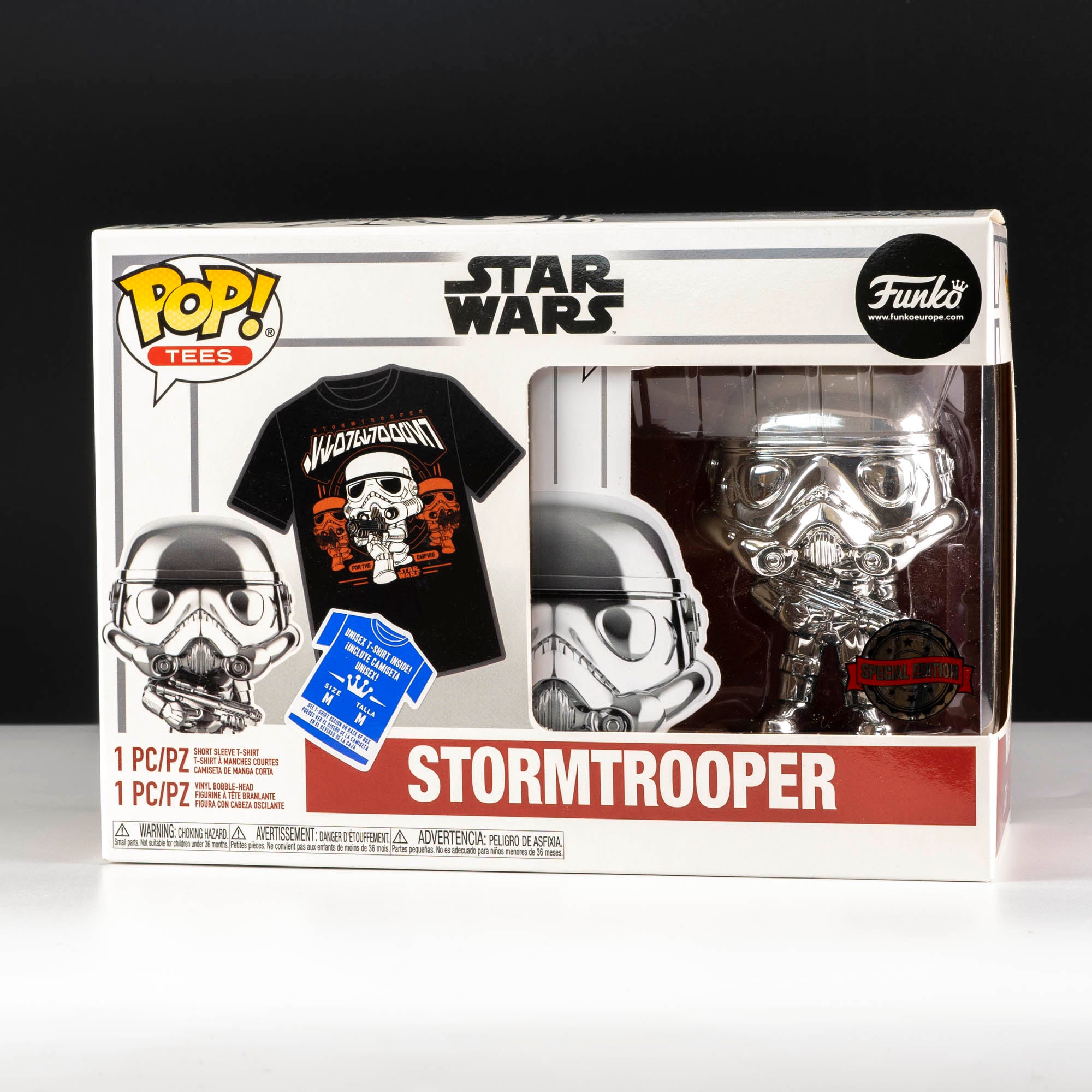 Star Wars Stormtrooper Pop! Vinyl and Tee Set