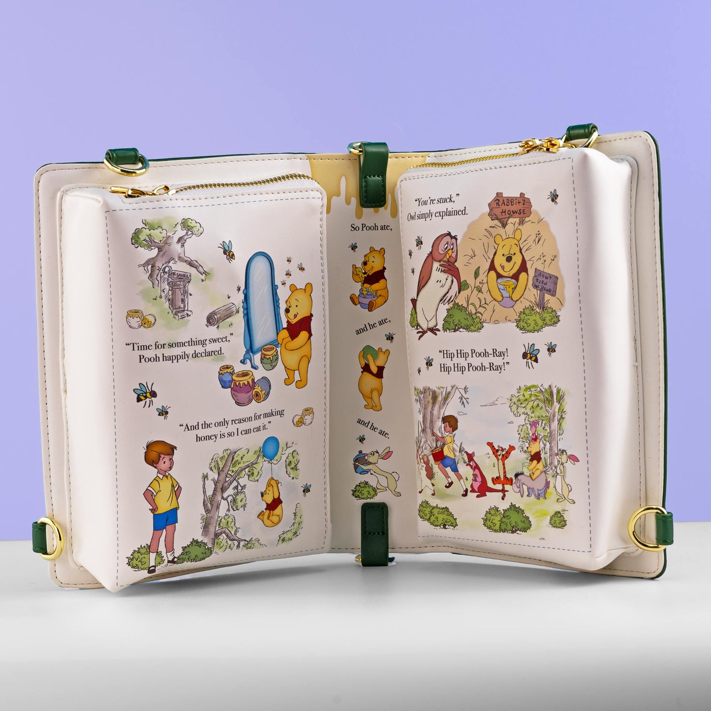 [OUTLET] Loungefly x Disney Winnie the Pooh Book Convertible Crossbody Bag