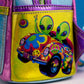 Loungefly x Lisa Frank Glitter Colour Block Mini Backpack